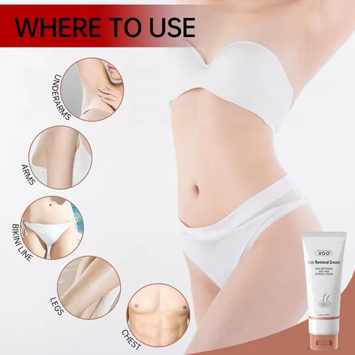 Crema Depilatoria Vgo 115g Piel Sensible Efectiva