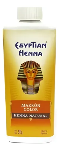 Egyptian Henna Matizador Polvo X 90 Marrón