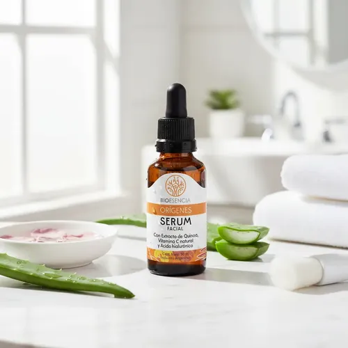 Sérum Facial Bioesencia Orígenes Ácido Hialurónico Vitamina C 30ml Antiedad