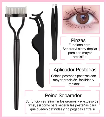 Kit 17 Piezas Para Pestañas Y Cejas