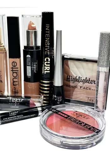 Combo Surtido Maquillaje Tejar Total Nude. Eleccion De Tonos