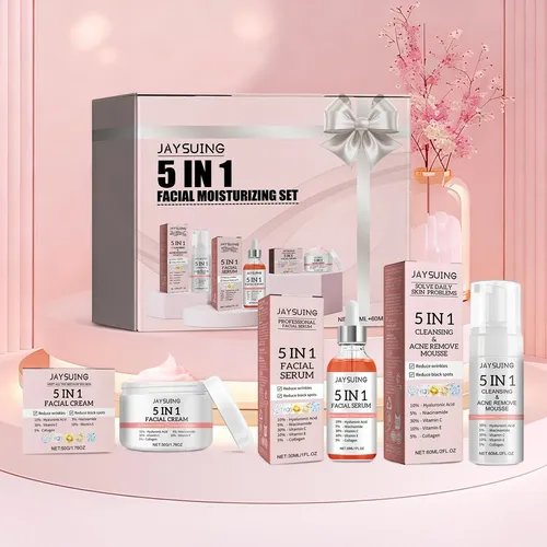 Set Facial Hidratante 5 En 1 Antiedad