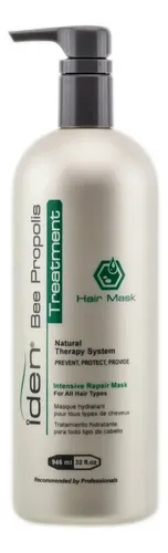 Tratamiento De Mascarilla Capilar Iden Bee Propolis 32 Oz