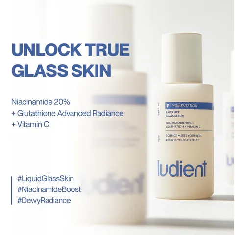 Sérum Radiance Glass Serum Con 20% De Niacinamida Para El Cu Todo Tipo De Piel Día/noche