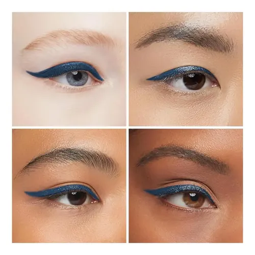 Kaely Lápiz Delineador De Ojos De Gel Azul Oscuro,
