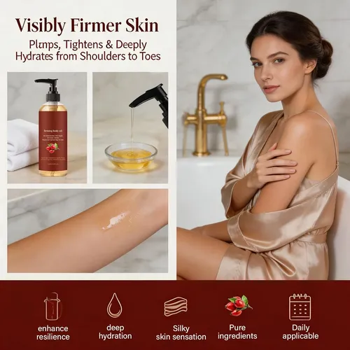 Aceite Corporal Reafirmante De Textura Ligera Y Absorción
