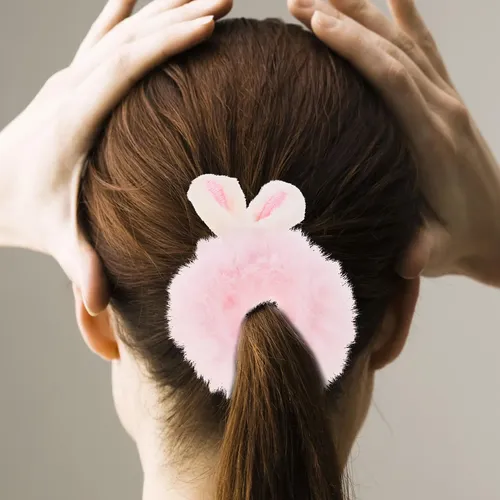 10 Unidades De Cintas De Felpa Para El Pelo, Anillos Para El