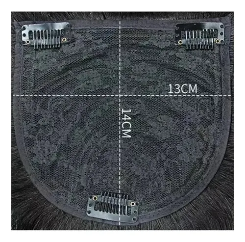 Peluquines Con Clip, Negro