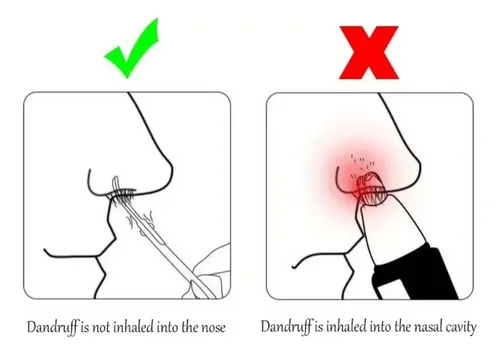 Tijeras De Acero Inoxidable Para Depilar Cejas Y Nariz