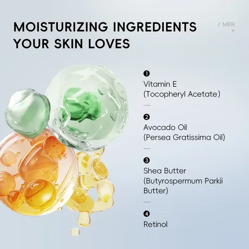 Crema Hidratante Nocturna Multiefecto Portátil Para Hombre 3