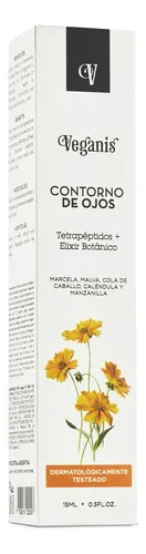 Veganis Contorno De Ojos Tetrapeptidos+elixir Botanico 15 Ml