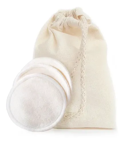 Bambu Terry Eco Pads Discos Demaquillantes Reutilizables X3