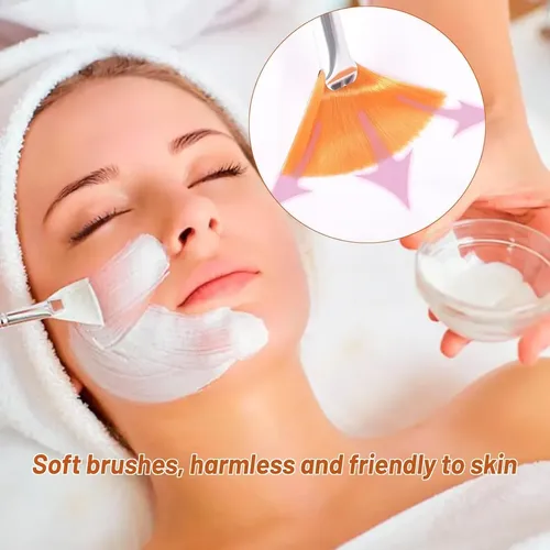 32 Brochas Para Mascarillas Faciales Premium Serum Spa