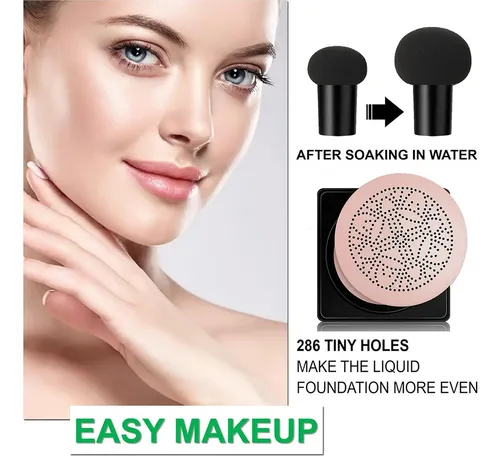 Base De Maquillaje Cc Cream Awccxmym Marfil 120g Con Esponja