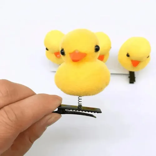 [ Set De 12 Pinzas Para Cabello De Pato Con Resorte Variation