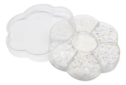 Qw Para Cuentas Planas De Media Perla Diy For .