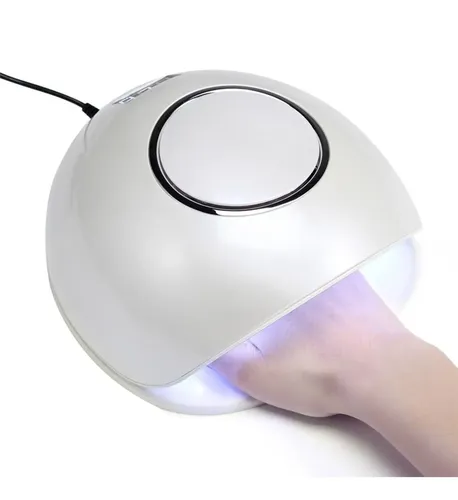 Cabina Secado Profesional Uñas TimeToGlam F4 UV LED 48W Blanco Perlado