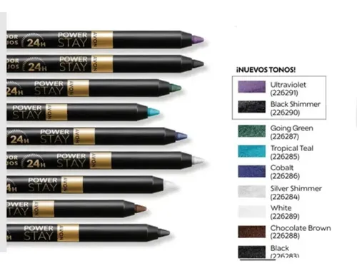 Avon Power Stay Lápiz Delineador En Gel Para Ojos