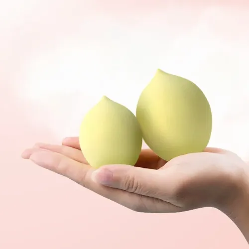 Juego De 3 Esponjas De Maquillaje Suaves Y Elásticas En Form