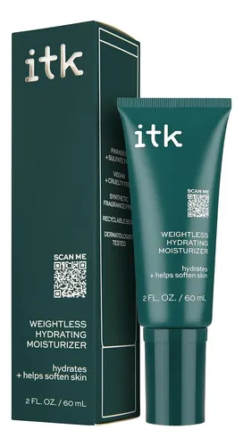 Crema Hidratante Facial Ligera Itk Skincare 3.2 Oz