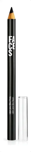 Delineador Lápiz Natura Faces Para Ojos Negro 1.3g Vegano