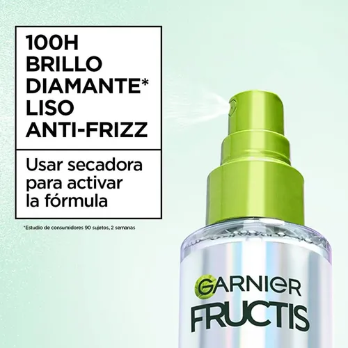 Garnier Fructis Liso Diamante Spray Alisado Cabello 150ml