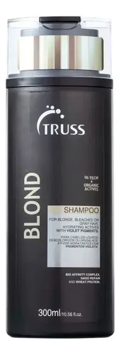 Shampoo Truss Professional Blond Blond Shampoo en garrafa de 300mL de 300g