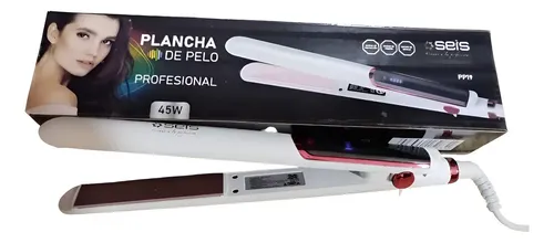Plancha De Pelo Profesional Con Regulador De Temperatura 45w