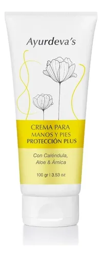 Crema Para Manos Y Pies Ayurdeva’s Caléndula, Aloe & Árnica