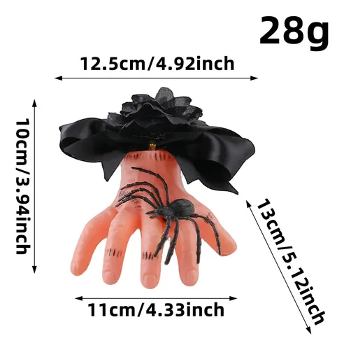 Horquilla Realista Con Forma De Mano Cortada Para Decoración