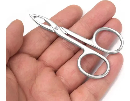 Pinzas Para Cejas Metálicas Plateadas Y Negras 2 Unidades