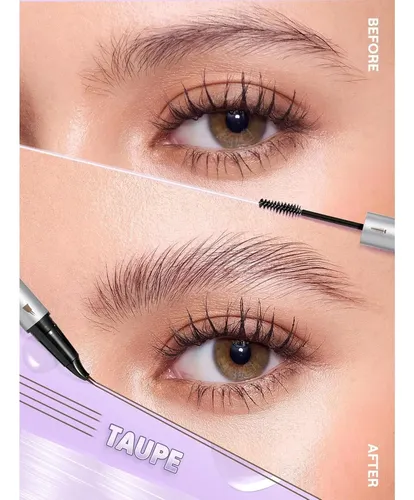 Lápiz De Cejas Laminador Sheglam Taupe 2 En 1 Con Gel