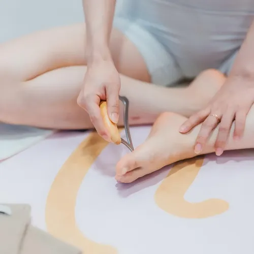 Set 2 En 1 Gua Sha Acero Inoxidable Masaje Muscular