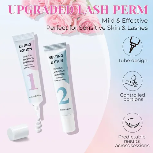 Kit De Lifting De Pestañas Rizadas Lomansa Para Mujer,;