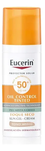 Eucerin Sun Oil Control Protector Solar Facial Tono medio FPS 50 x 50 ml
