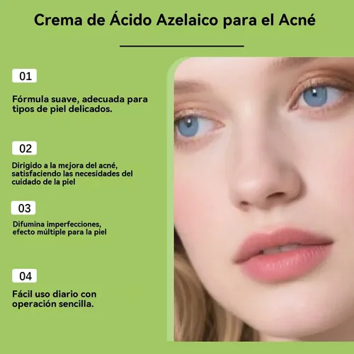 Crema Para El Cuidado Del Acné Con Ácido Azelaico 30 G Acneica Día/noche