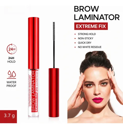 Gel Para Cejas Resistente Al Agua Las 24 Horas Con Cepillo,