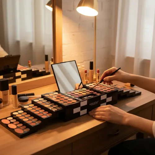 Set Maquillaje Miss Rose Caja Mágica