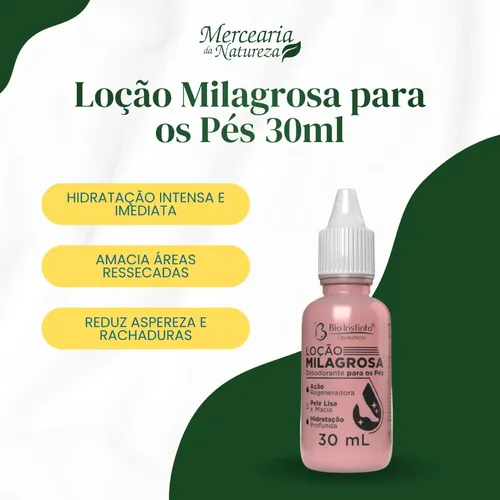 Loción Para Pies Miraculous 30 Ml – Organic Instinct