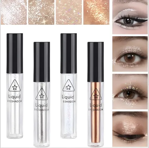 Juego De 4 Delineadores De Ojos Líquidos Maquillaje Coreano
