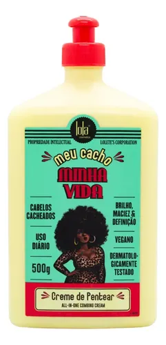 Lola Meu Cacho Minha Vida Crema Peinar Rulos Pelo 500gr 3 Ms