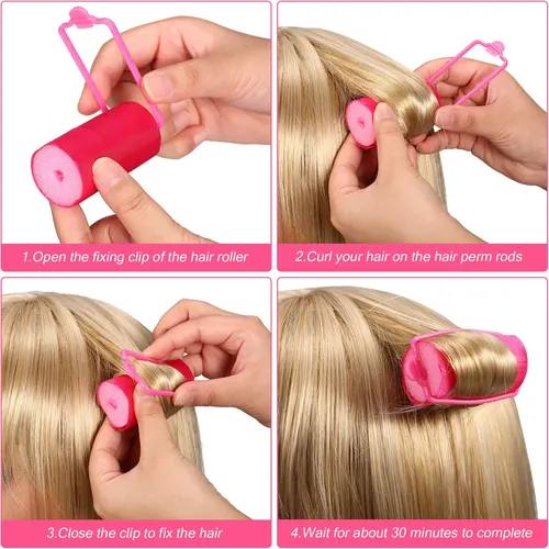 Rulos De Espuma Para Cabello Willbond De Satén 40 Piezas