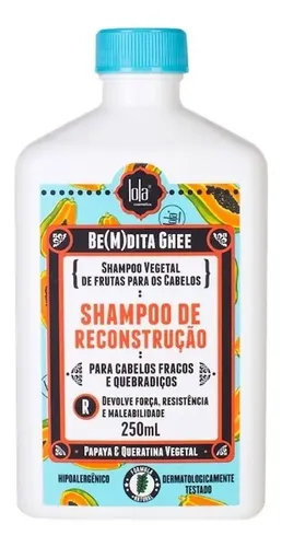 Shampoo Reconstrucción Papaya Queratina Lola Cosmetics 250ml