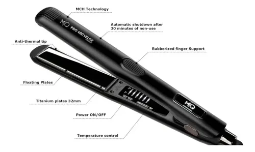 Planchita De Pelo Alisado Prof Mq Professional 480 Velox