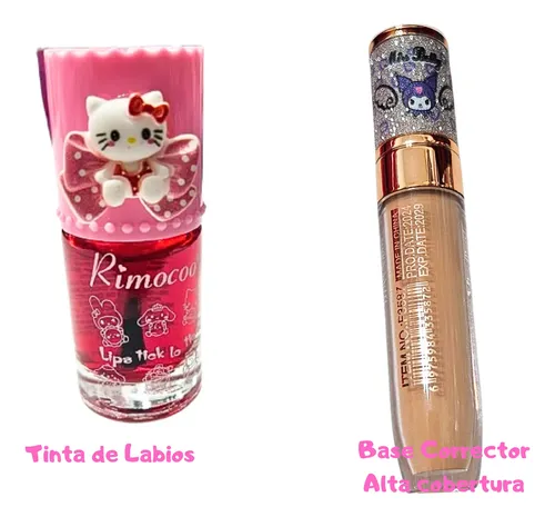 Kit Maquillaje Kawaii Chicas Bond Kitty Kuromi Surtido