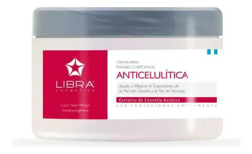 Crema Masajes Anti Celulitis X 250gr Centella Asiatica Libra