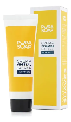 Crema Hidratante de Papaya para Manos Secas y Agrietada y de Rápida Absorción