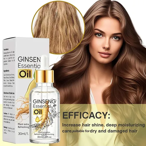 Aceite Capilar Grospe Ginseng, 2 Unidades, Para Cabello Seco