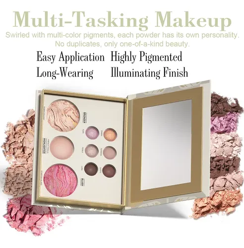 Paleta De Maquillaje Dunuf Contour Eyeshadow Blush Highlight