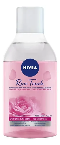 Nivea Agua Micelar Doble Fase Rose Touch 400 Ml